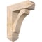 Ekena Millwork Legacy Arts and Crafts Smooth Bracket w/ Offset Brace, Douglas Fir, 7 1/2"W x 24"D x 28"H BKT0806X24X28LEC03SDF - alternate 1